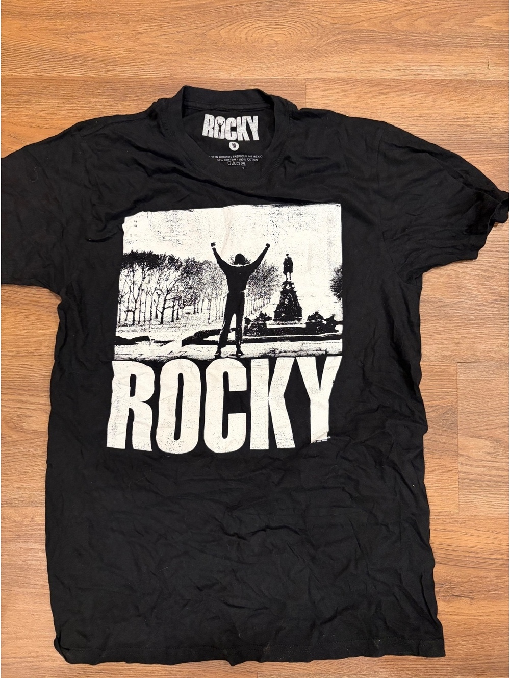 Rocky black graphic T-shirt